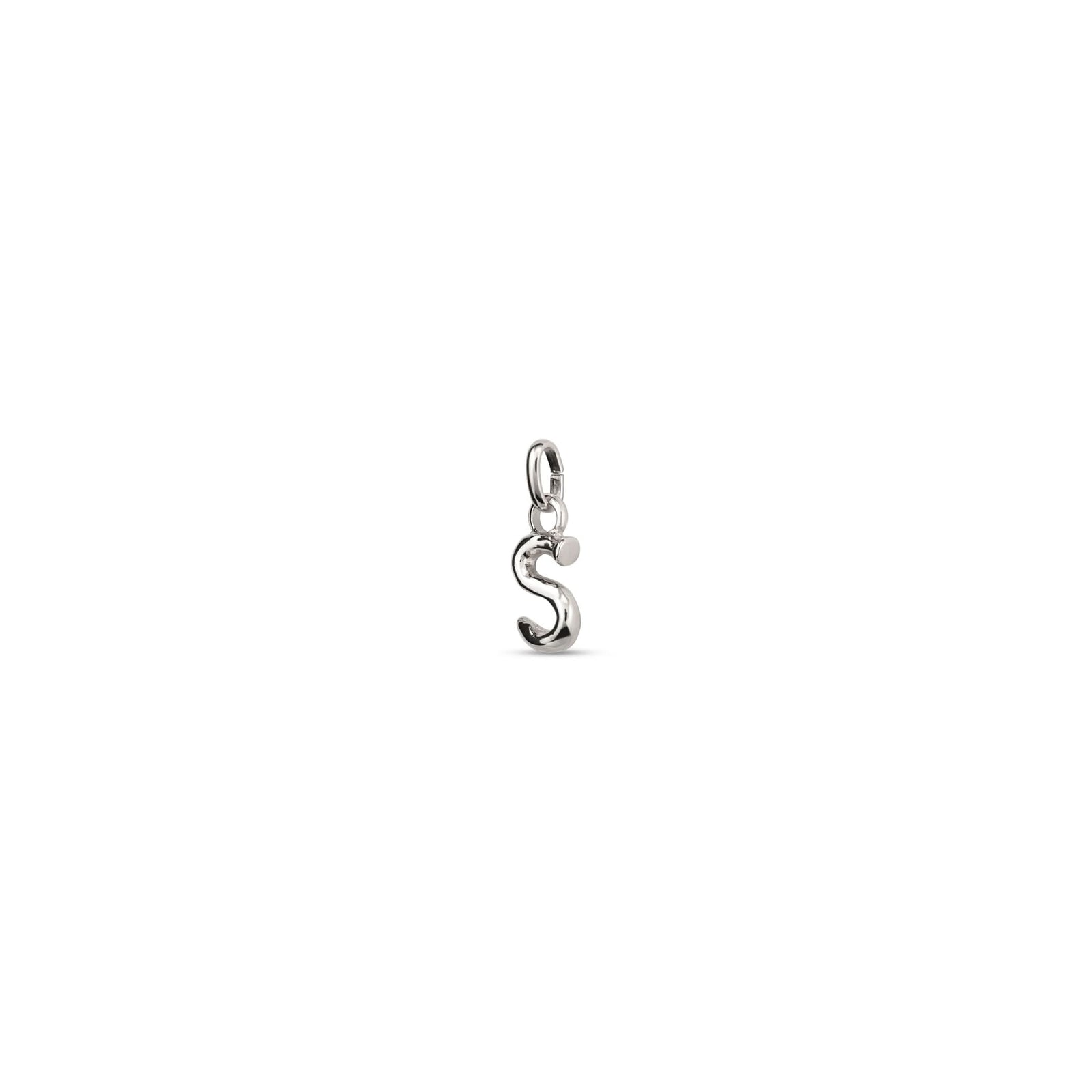 Sterling Silver Plated Hazte Silver Letter S Charm CHA0291MTL0000U