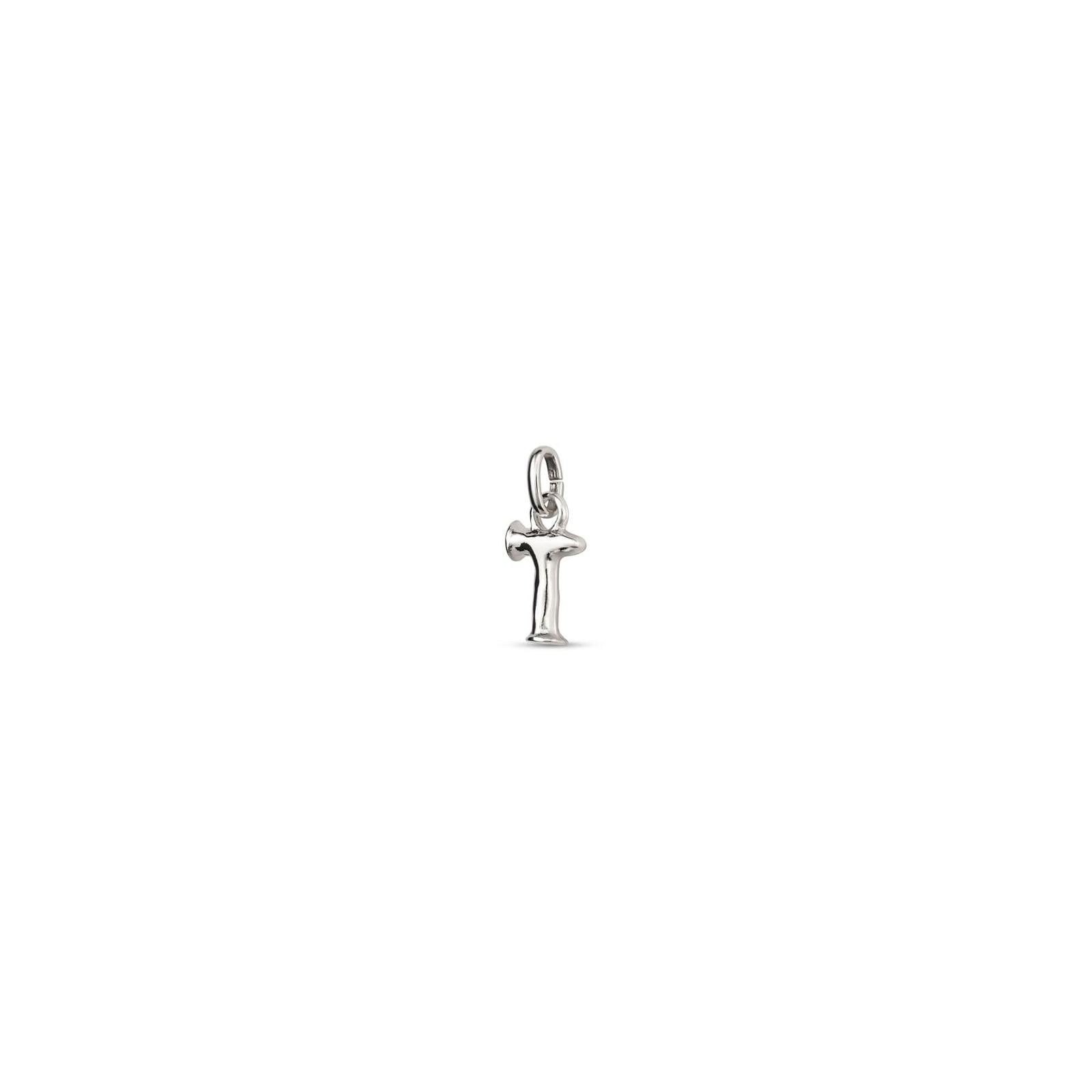 Sterling Silver Plated Hazte Silver Letter T Charm CHA0292MTL0000U
