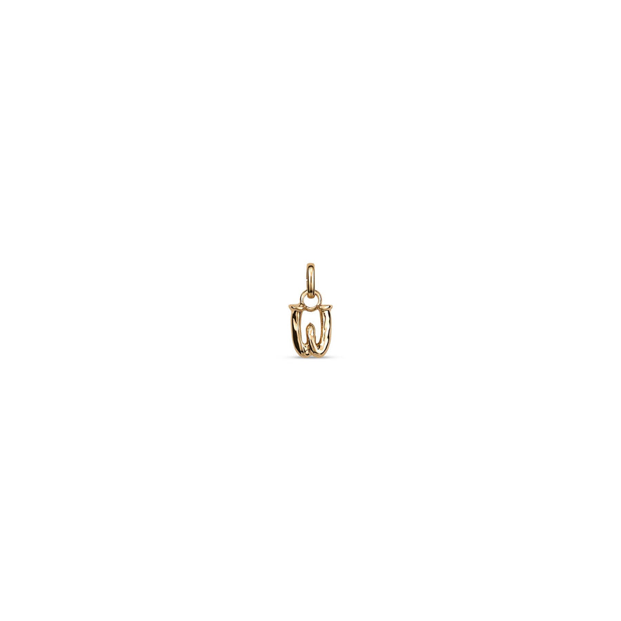 18k Gold Plated Hazte Gold Letter W Charm CHA0295ORO0000U