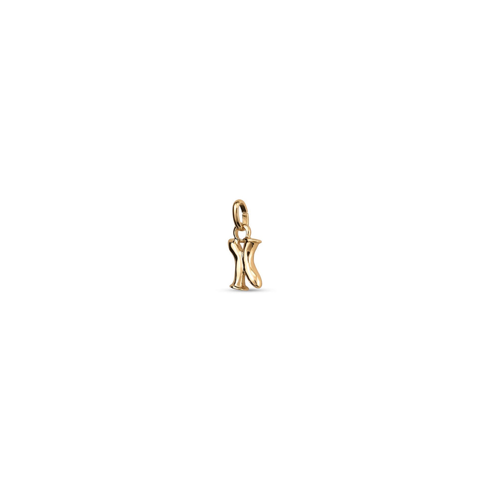 18k Gold Plated Hazte Gold Letter X Charm CHA0296ORO0000U