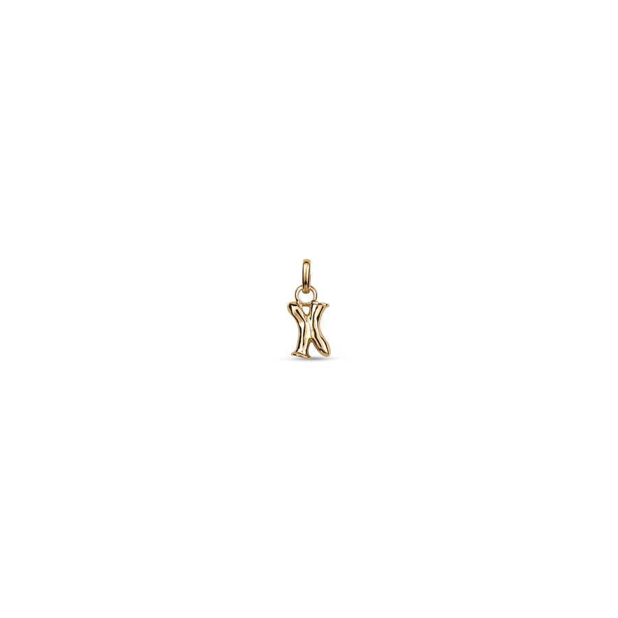 18k Gold Plated Hazte Gold Letter X Charm CHA0296ORO0000U
