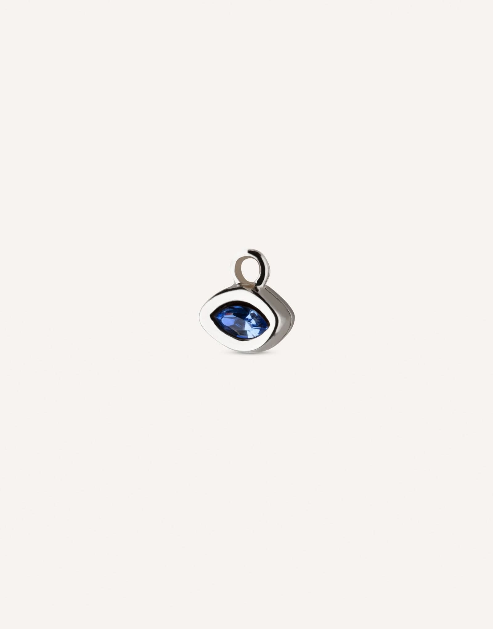 Shine On Me Charm Blue Faceted Crystal Piercing Charm CHP0027AZUMTL0U
