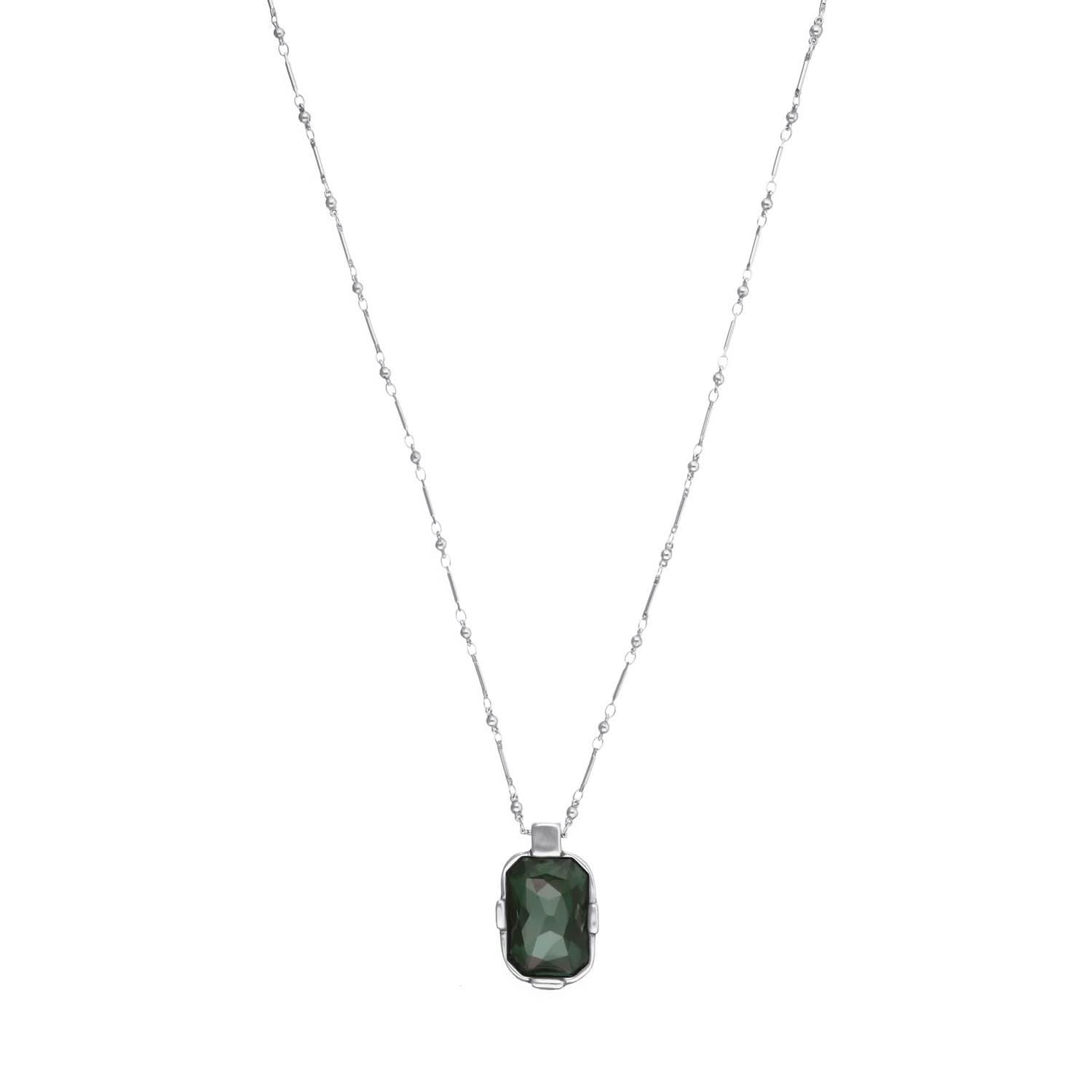 UNOde50 Presagio Silver Plated Necklace COL2082VRDMTL