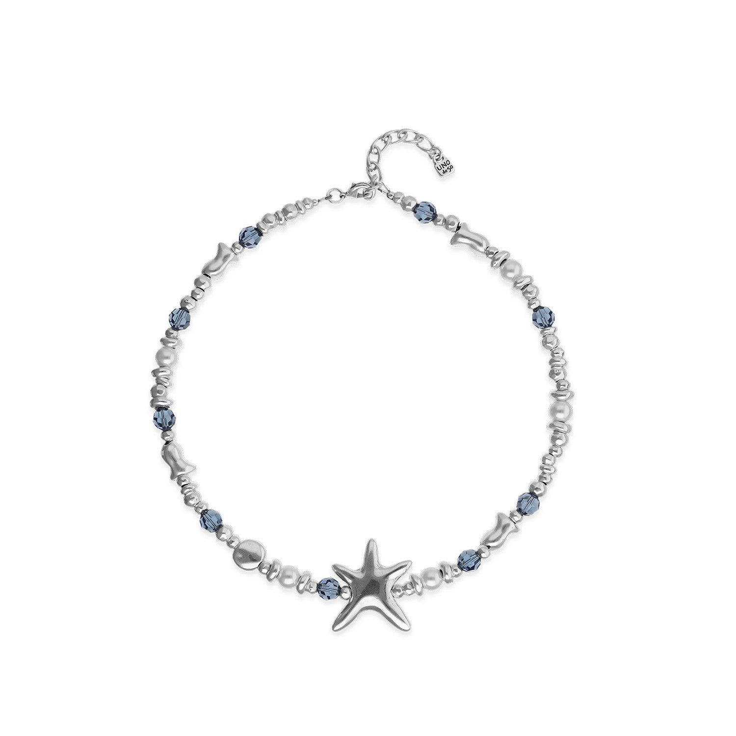 UNOde50 Starblue Silver Plated Necklace COL2096AZUMTL
