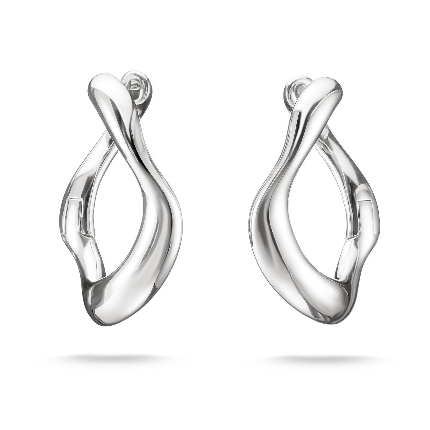 Thomas Sabo Sterling Silver Bold Elegance Hoop Earring CR754-001-21