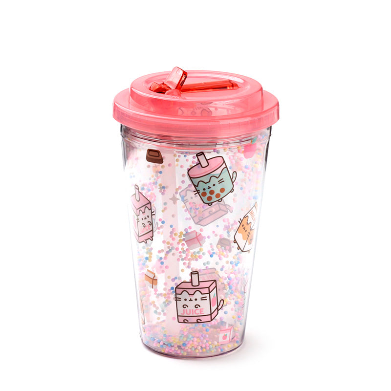Shatterproof Pusheen Sips Double Walled Cup & Straw CUP79