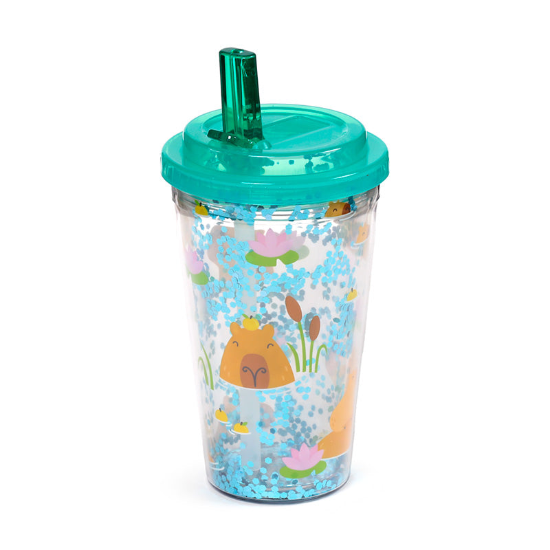 Shatterproof Capybara Double Walled Cup & Straw CUP81