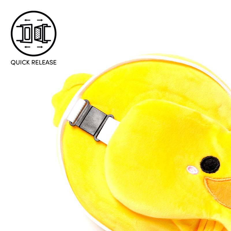 Relaxeazzz Duck Plush Travel Pillow & Eye Mask CUSH225