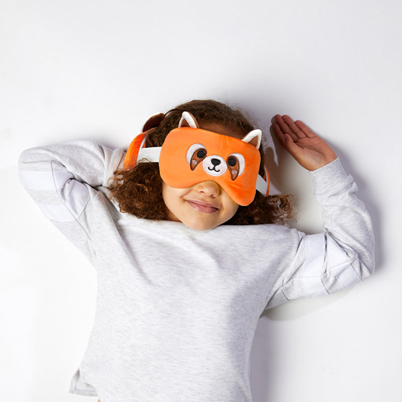 Relaxeazzz Red Panda Plush Travel Pillow & Eye Mask CUSH229