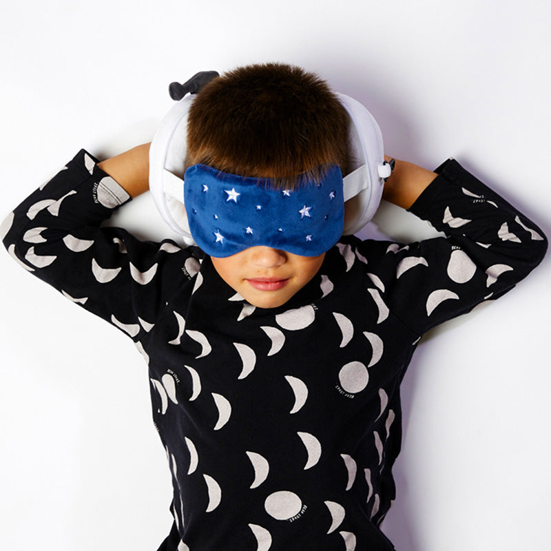 Relaxeazzz Space Cadet Plush Travel Pillow & Eye Mask CUSH256