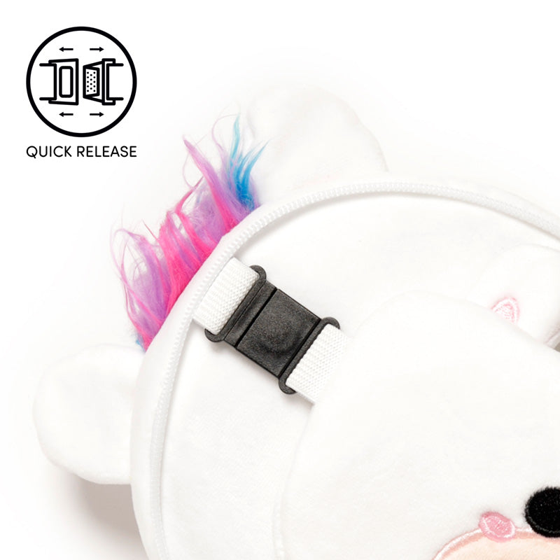 Relaxeazzz Unicorn Plush Travel Pillow & Eye Mask CUSH258