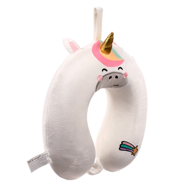 Relaxeazzz Astra the Unicorn Adoracorns Plush Memory Foam Travel Pillow CUSH363