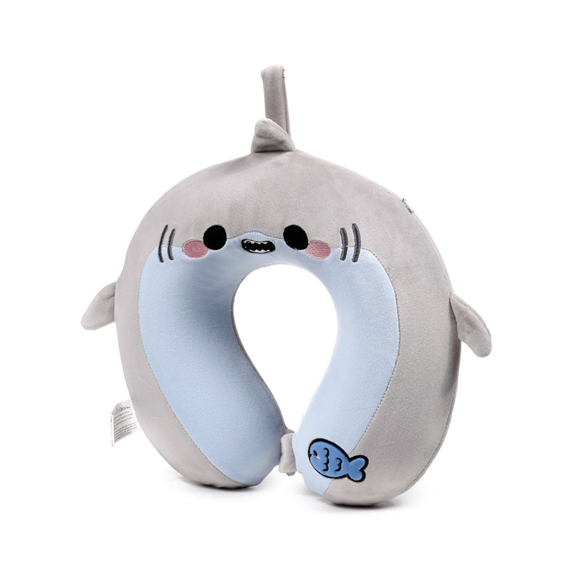Relaxeazzz Archie the Shark Adoramals Plush Memory Foam Travel Pillow CUSH411