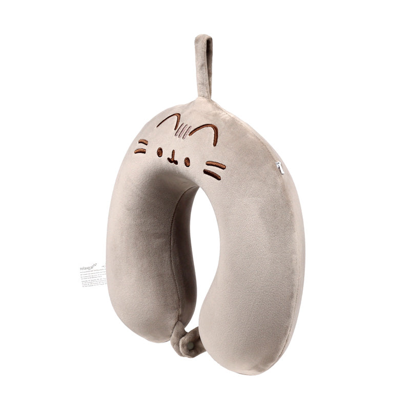 Relaxeazzz Pusheen the Cat Plush Memory Foam Travel Pillow CUSH433