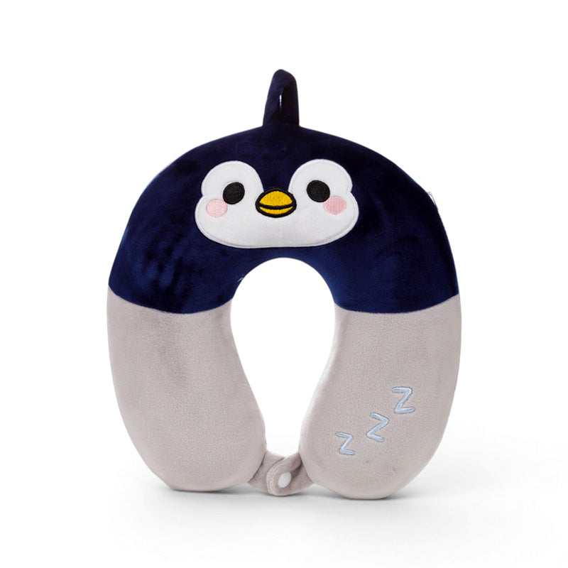 Relaxeazzz Adoramals Chip the Penguin Plush Kids Memory Foam Travel Pillow CUSH447
