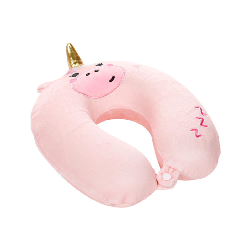 Relaxeazzz Adoracorns Bella the Unicorn Plush Kids Memory Foam Travel Pillow CUSH448