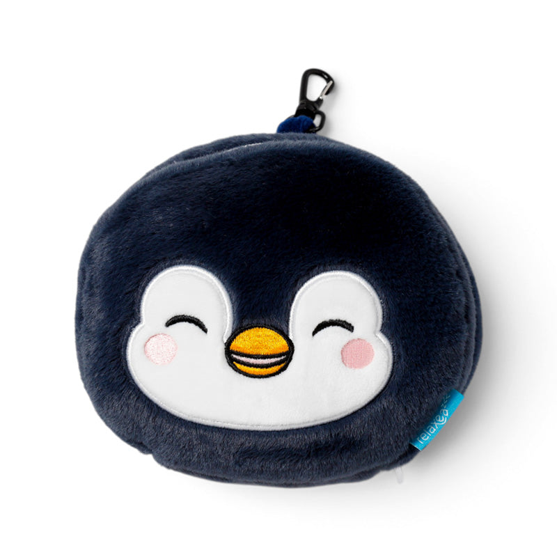 Relaxeazzz Adoramals Nico the Penguin Plush Travel Pillow & Eye Mask CUSH486