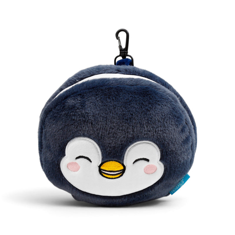 Relaxeazzz Adoramals Nico the Penguin Plush Travel Pillow & Eye Mask CUSH486