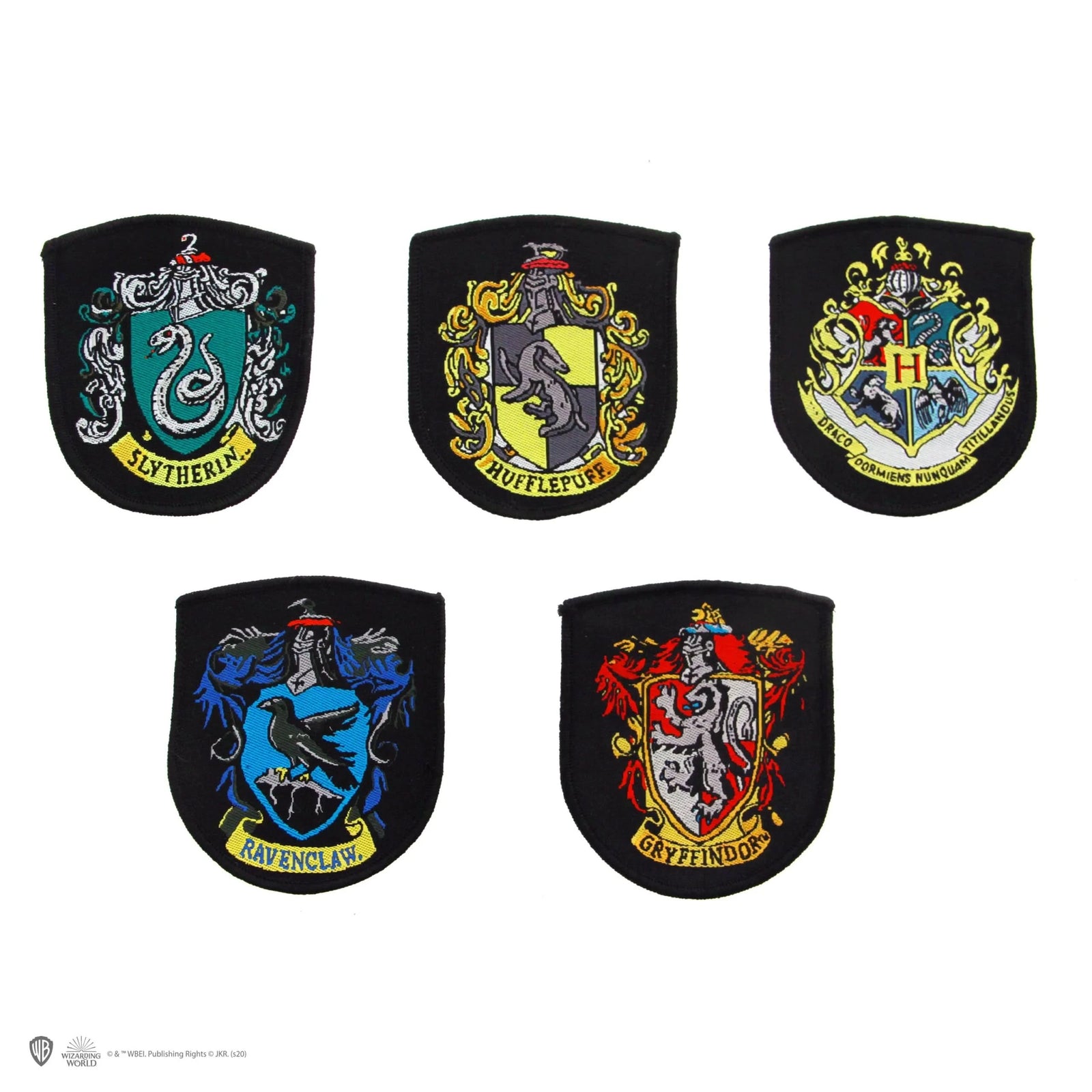 Harry Potter Set Of 5 Harry Potter Crests Patches CR2200