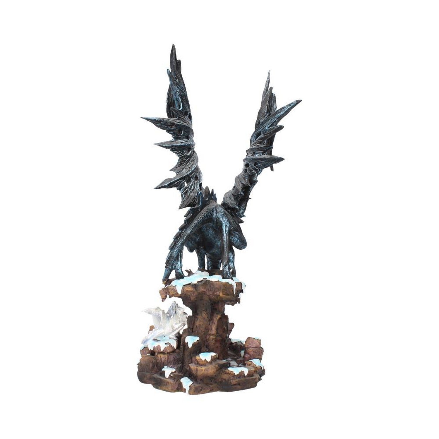 Nemesis Now Dragons Wisdom Black Ice 47cm D0292B4