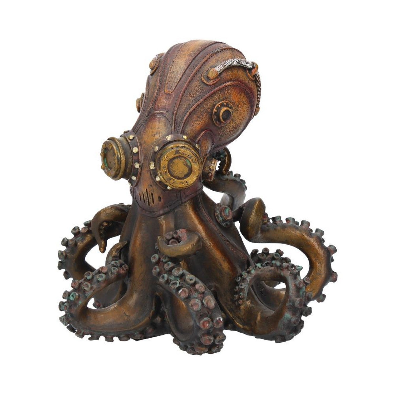 Bronze Octo-Steam Steampunk Octopus Squid Figurine D1979F6