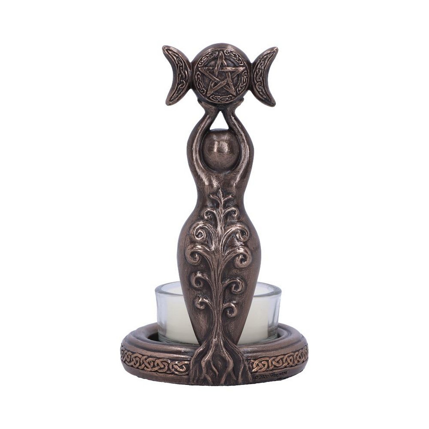 Triple Goddess Tea Light 12cm D5686U1