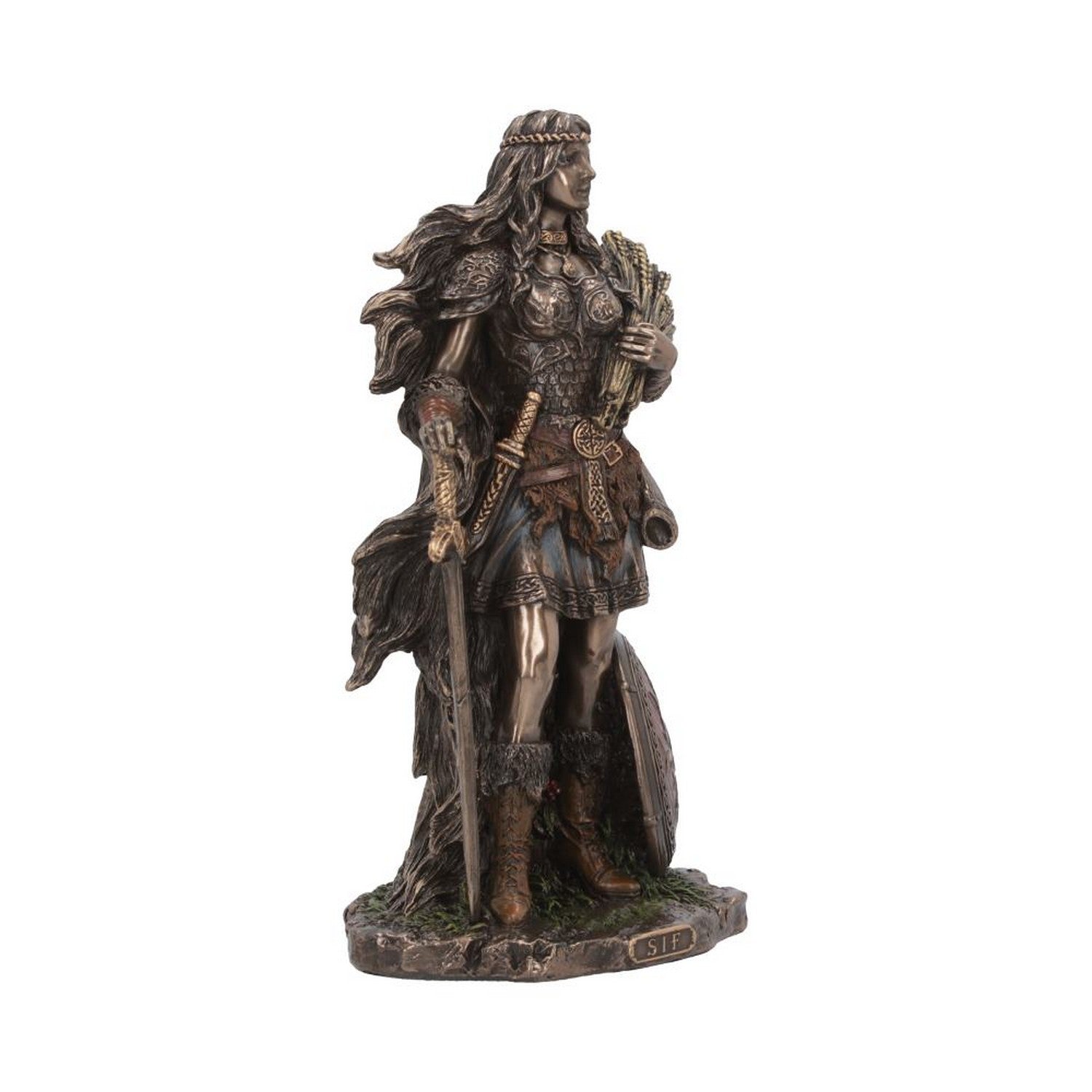 Sif Goddess of Earth and Family Bronze Figurine 22cm D6115W2