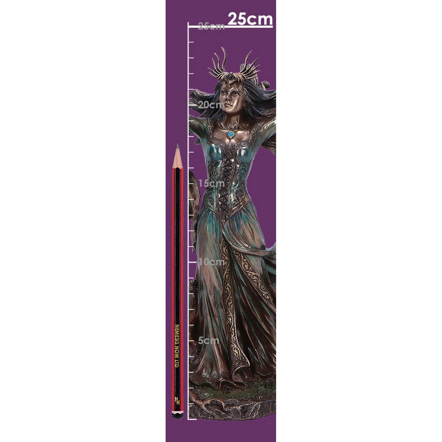 Morgan Le Fay Bronze Figurine D6898C24