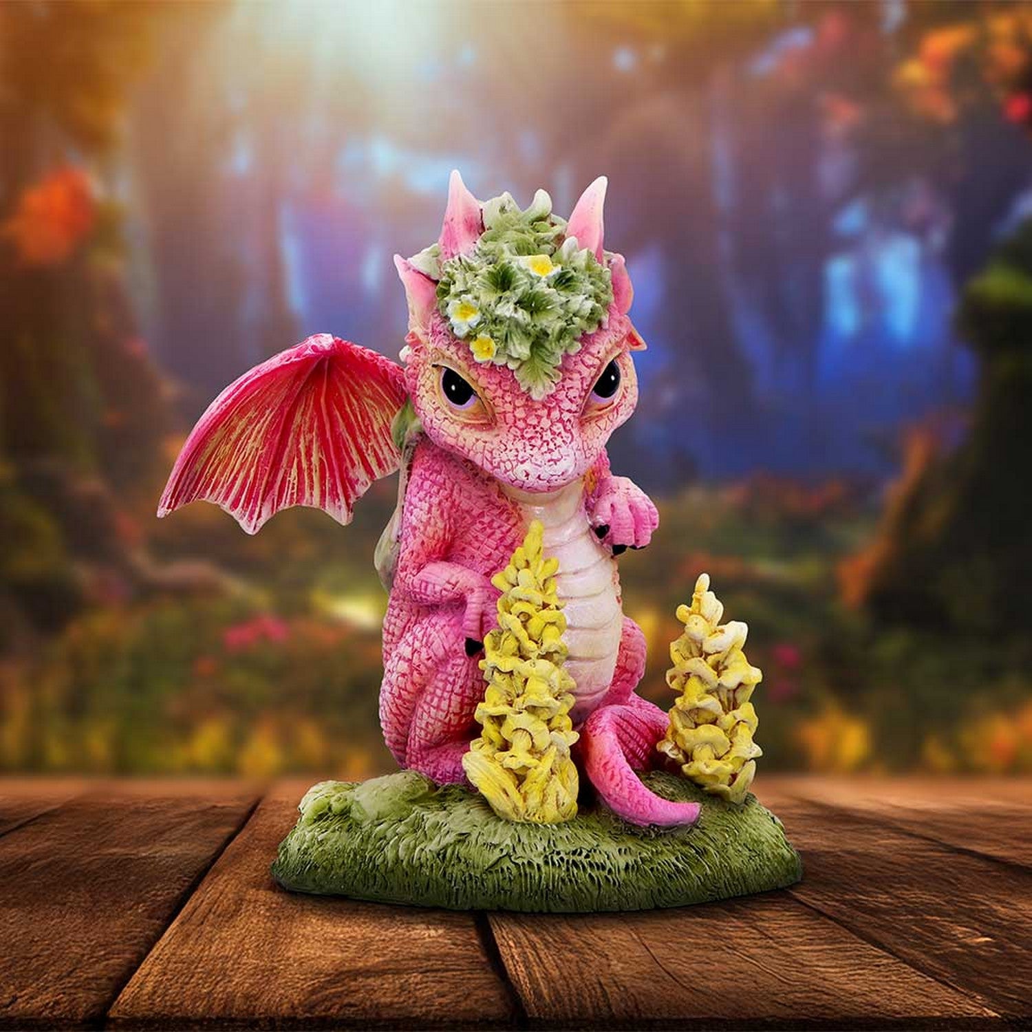 Snapdragon Flower Dragon Figurine D7063M25