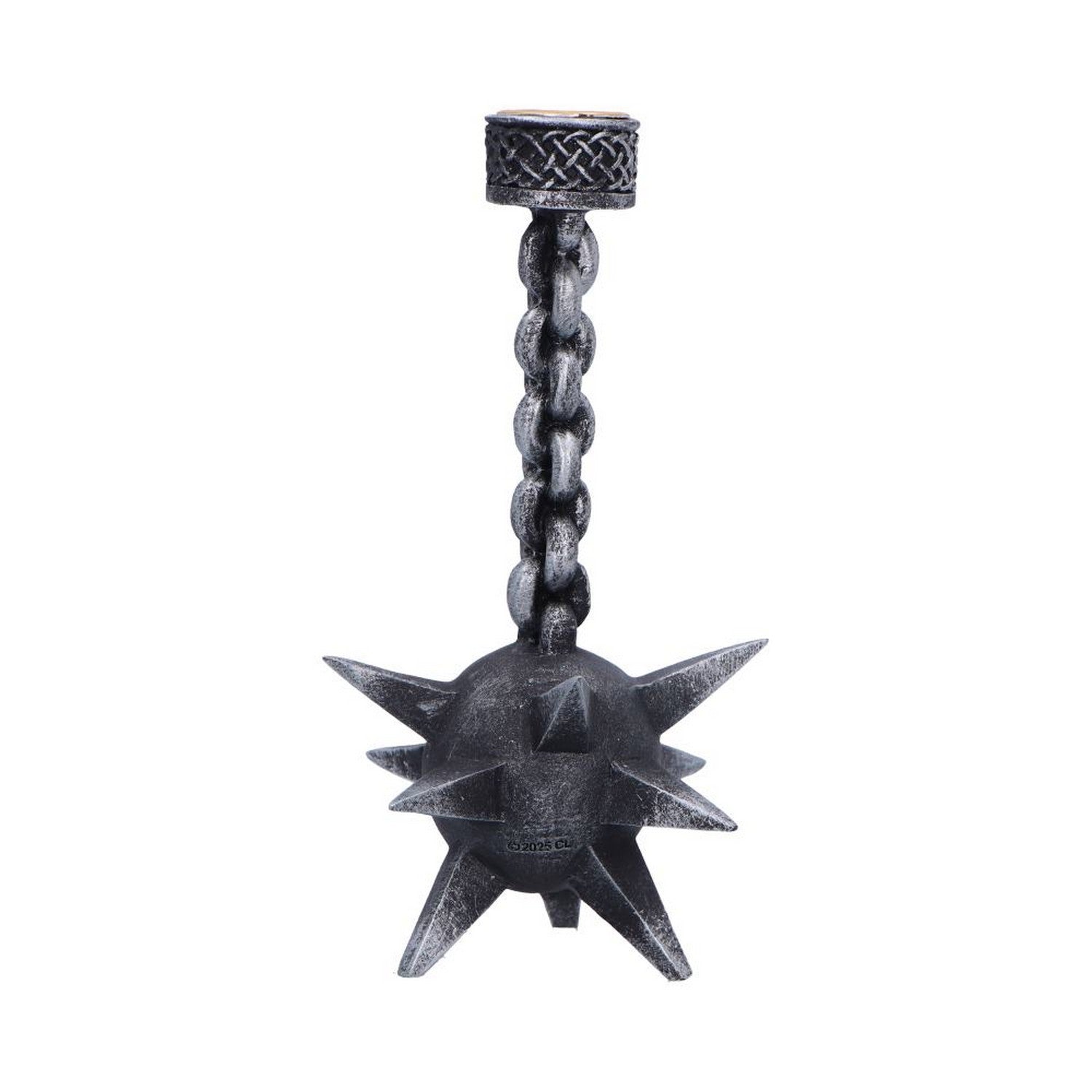 Meteor Hammer Medieval Gothic Candle Holder D7304C25
