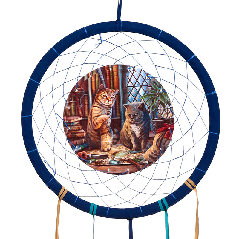 Lisa Parker Purrlock Holmes Cat Dreamcatcher 33cm DCPB02W