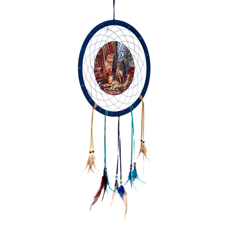 Lisa Parker Purrlock Holmes Cat Dreamcatcher 33cm DCPB02W