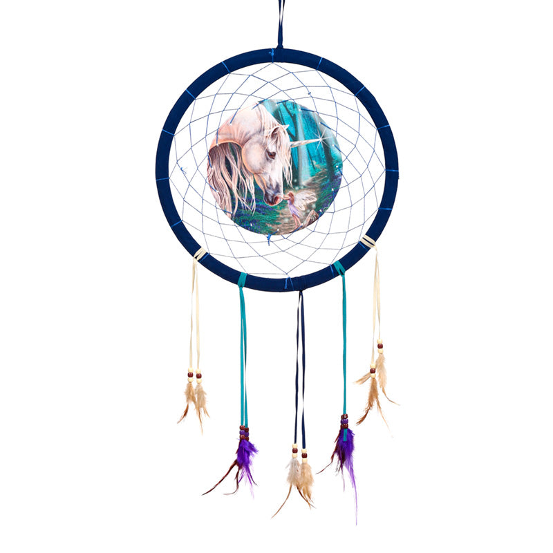 Lisa Parker Fairy Whispers Unicorn Dreamcatcher 33cm DCPB02Y