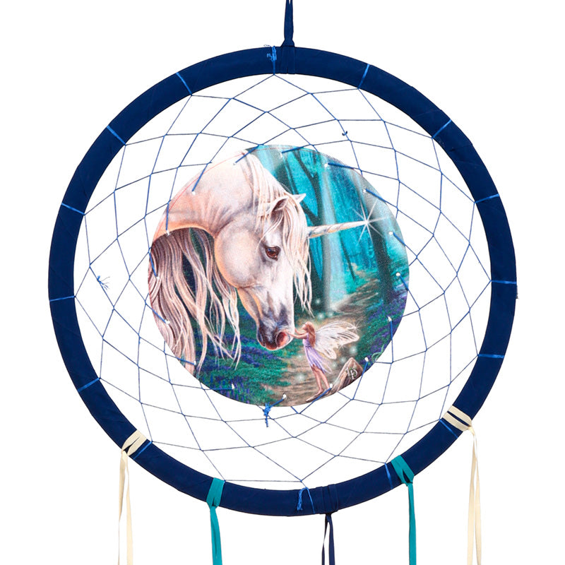 Lisa Parker Fairy Whispers Unicorn Dreamcatcher 33cm DCPB02Y