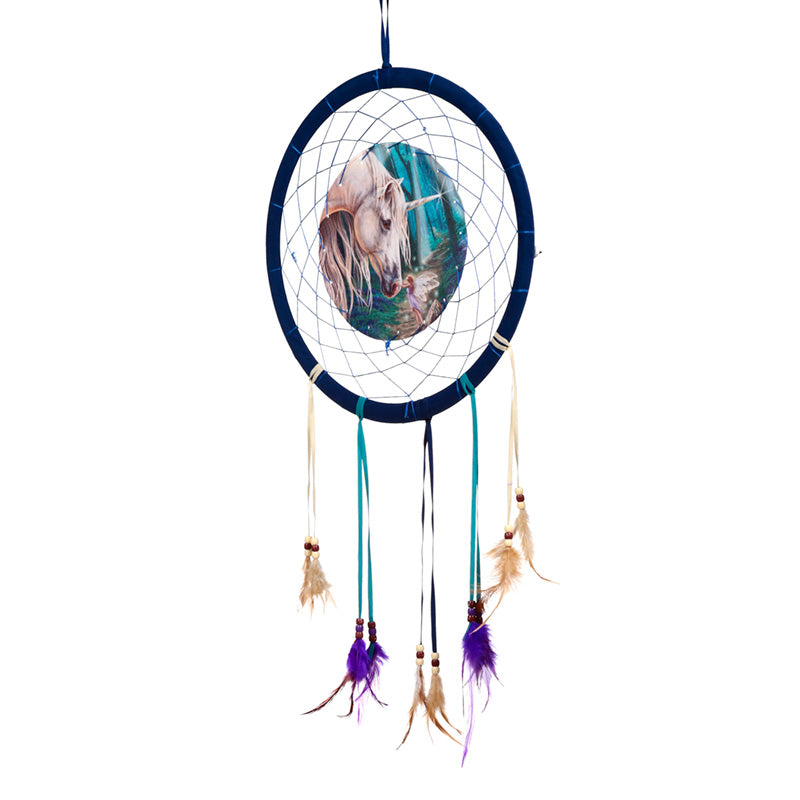 Lisa Parker Fairy Whispers Unicorn Dreamcatcher 33cm DCPB02Y