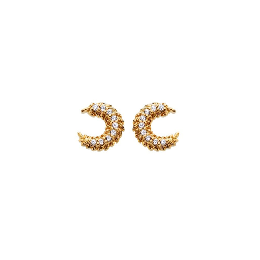 18ct Gold Plated HD X GE Selene Earrings DE855