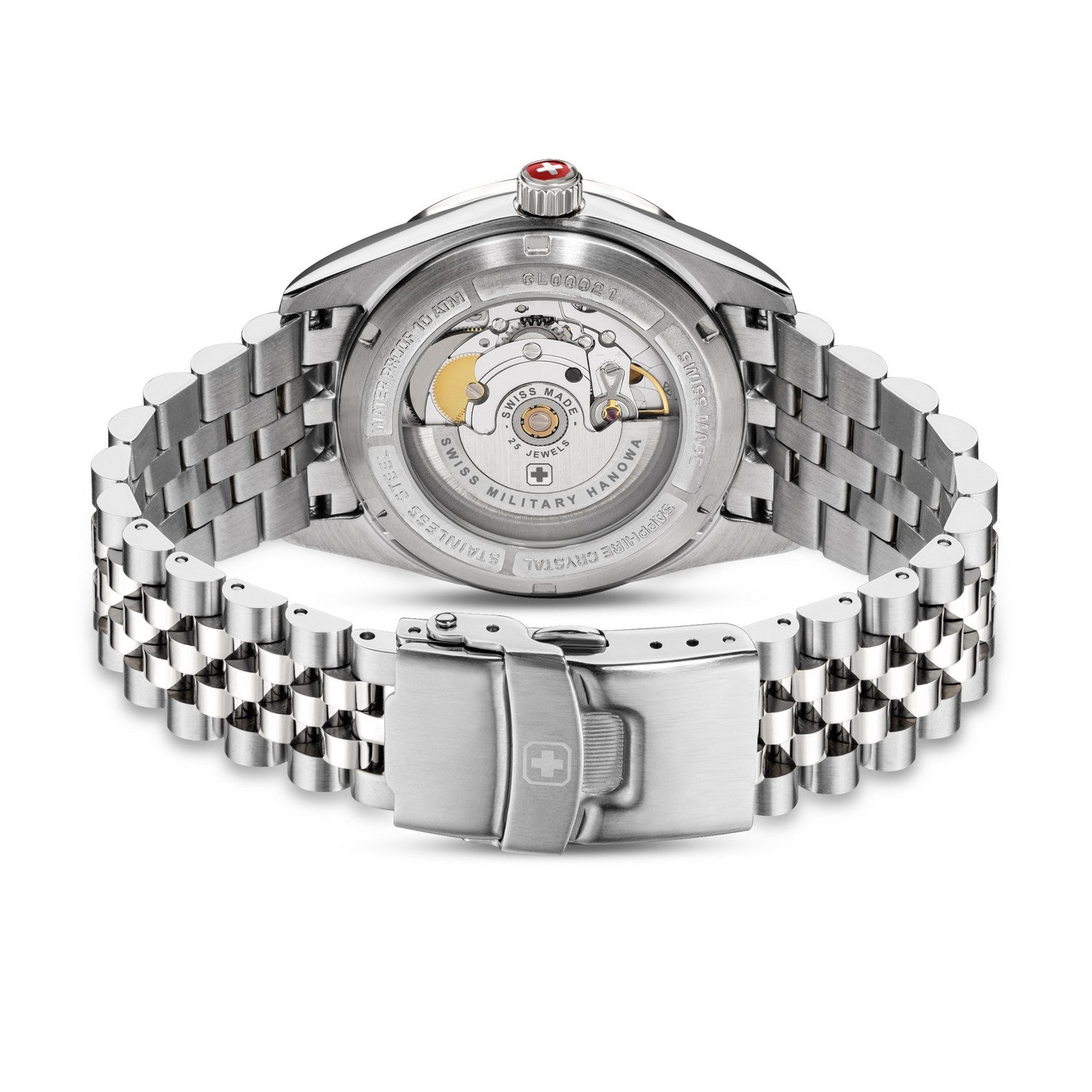 Swiss Military Diligenter Silver Blue Watch SMWGL0002102