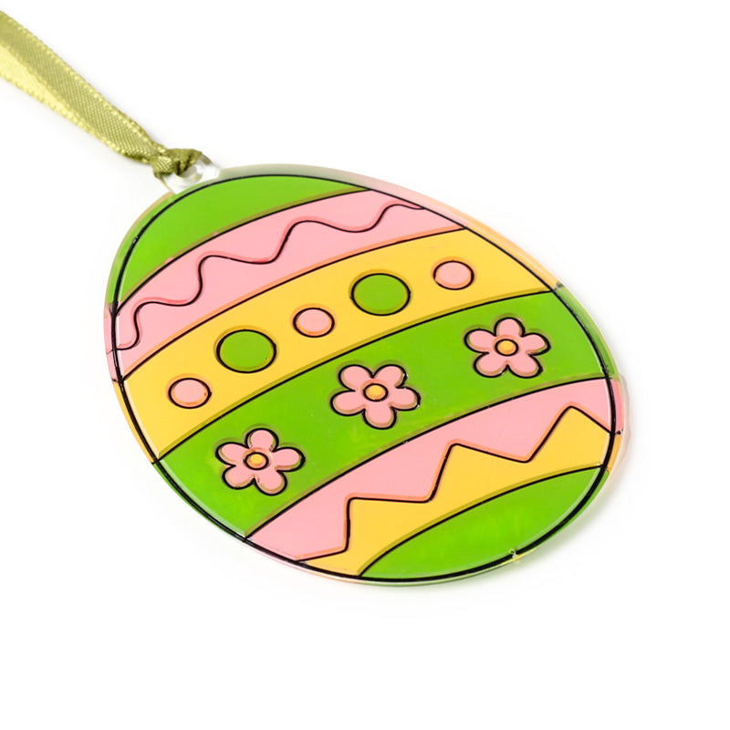 Springtime Easter Egg Paint Your Own DIY Suncatcher DIY07