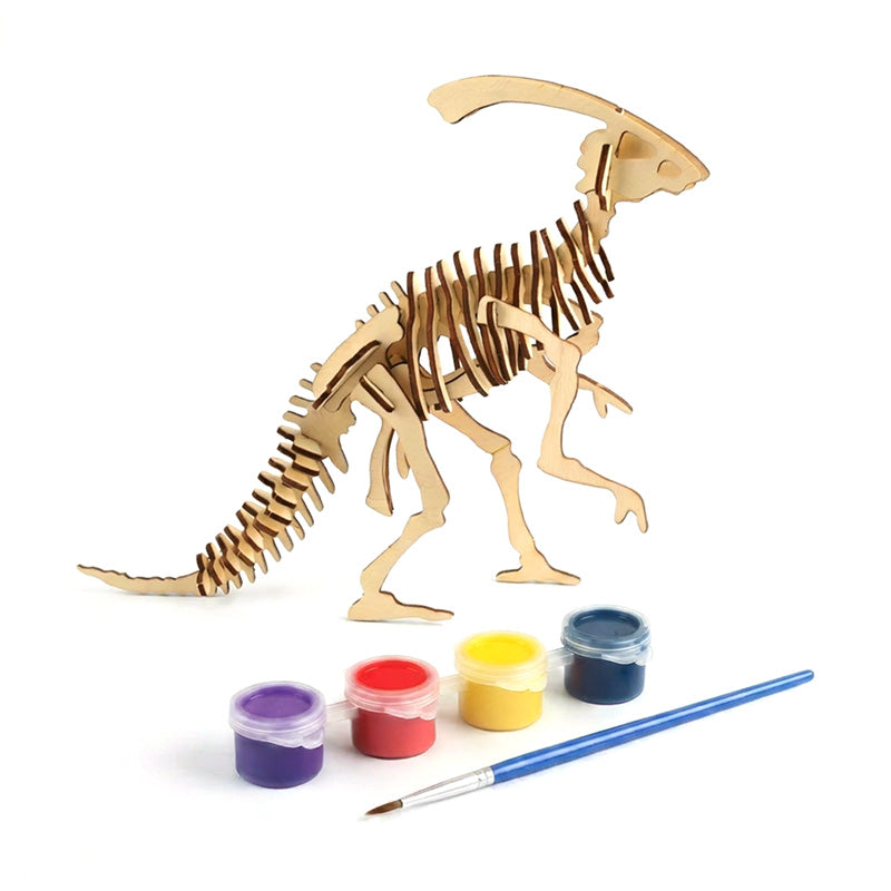 Dinosaur Skeleton Paint Your Own DIY Puzzle Decoration DIY10