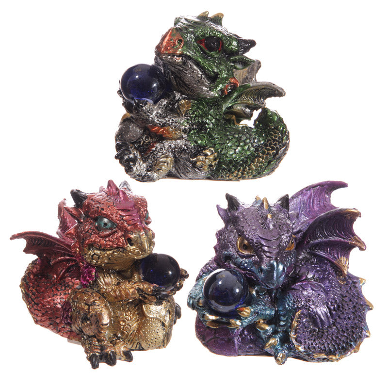 Cute Baby Dragon with Crystal Ball DRG377