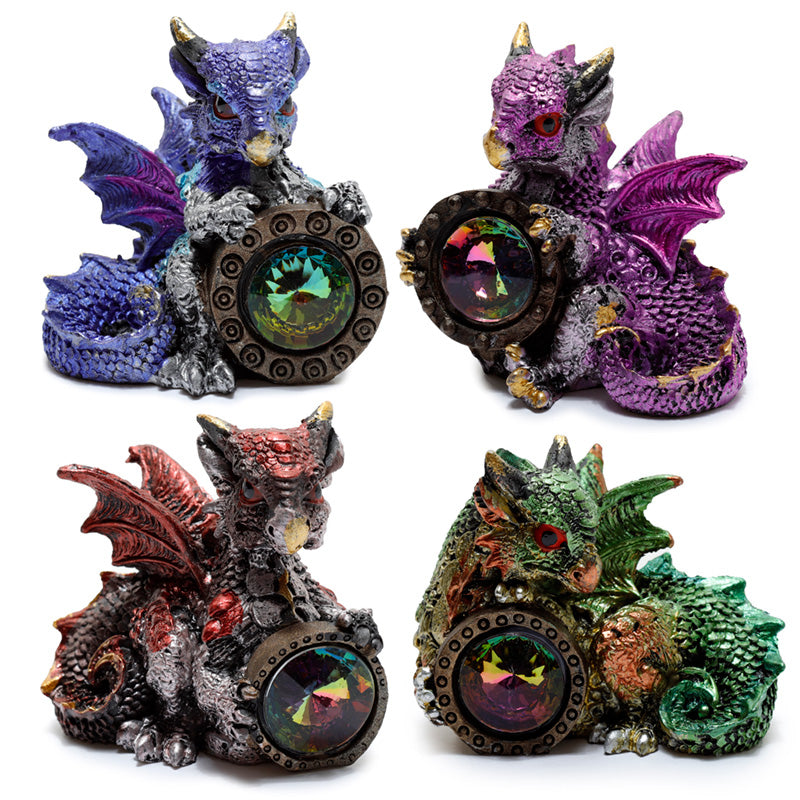 Elements Gemstone Shield Dragon DRG545