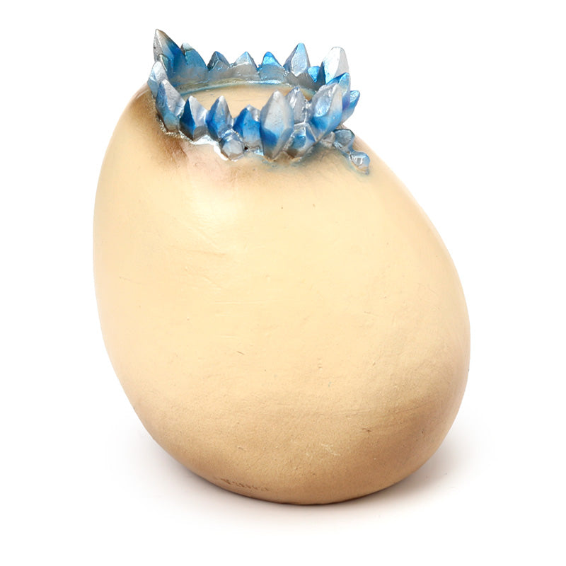 Elements Baby Dragon Crystal Egg Cave Tea Light Holder DRG549