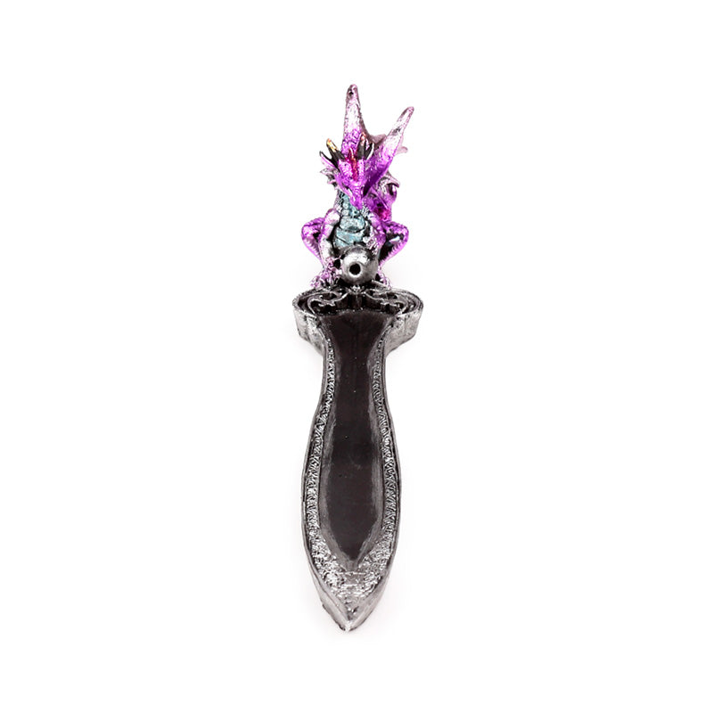 Dark Legends Mini Amethyst Dragon Incense Stick Burner DRG581