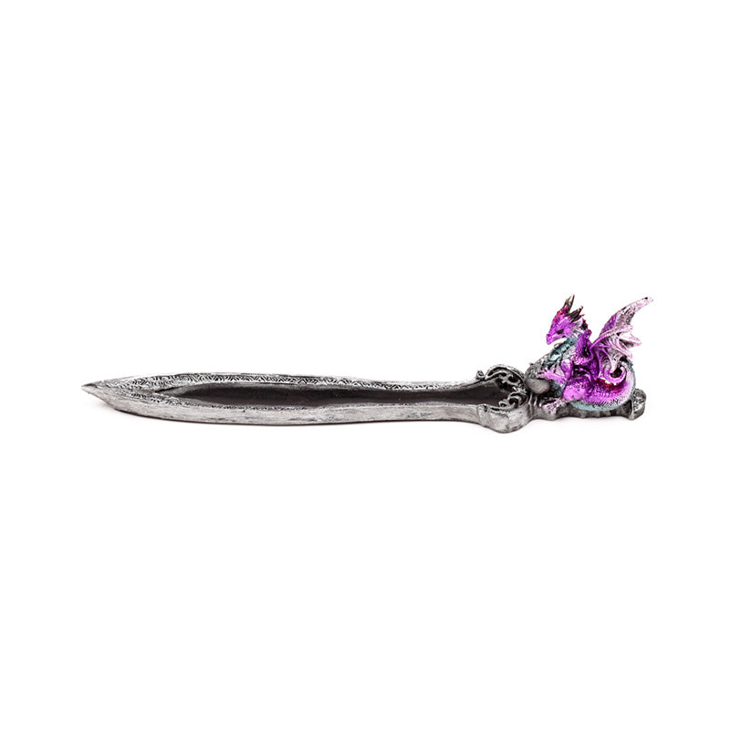 Dark Legends Mini Amethyst Dragon Incense Stick Burner DRG581