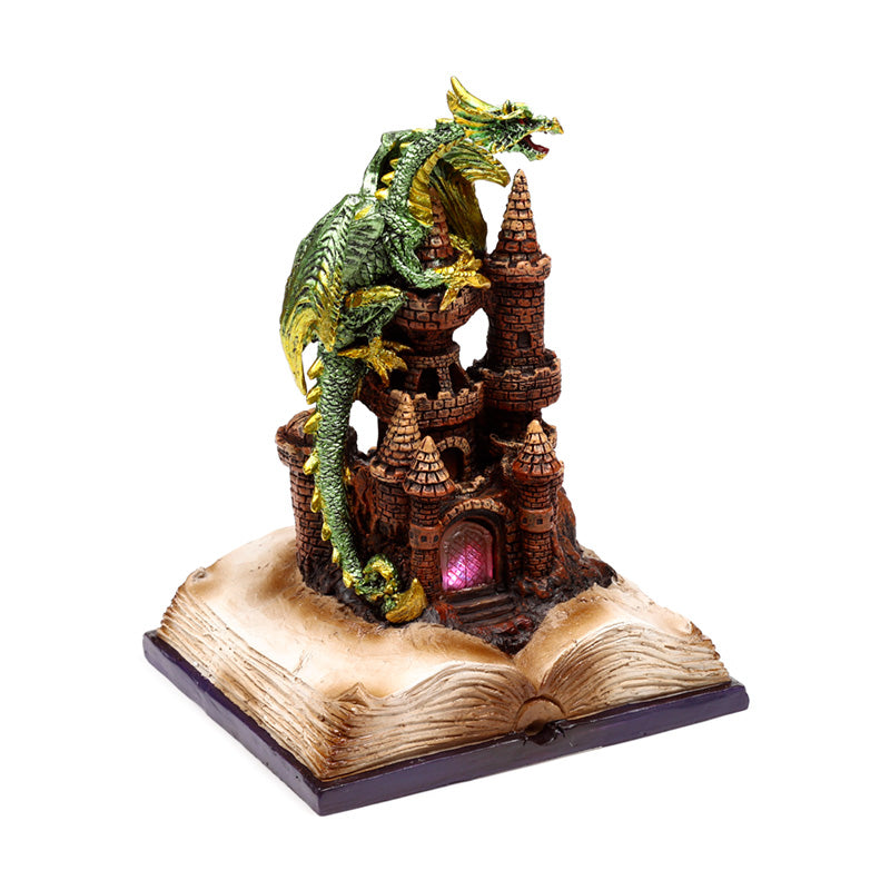 Dark Legends LED Enchanted Fairytale Castle Earth Dragon DRG586