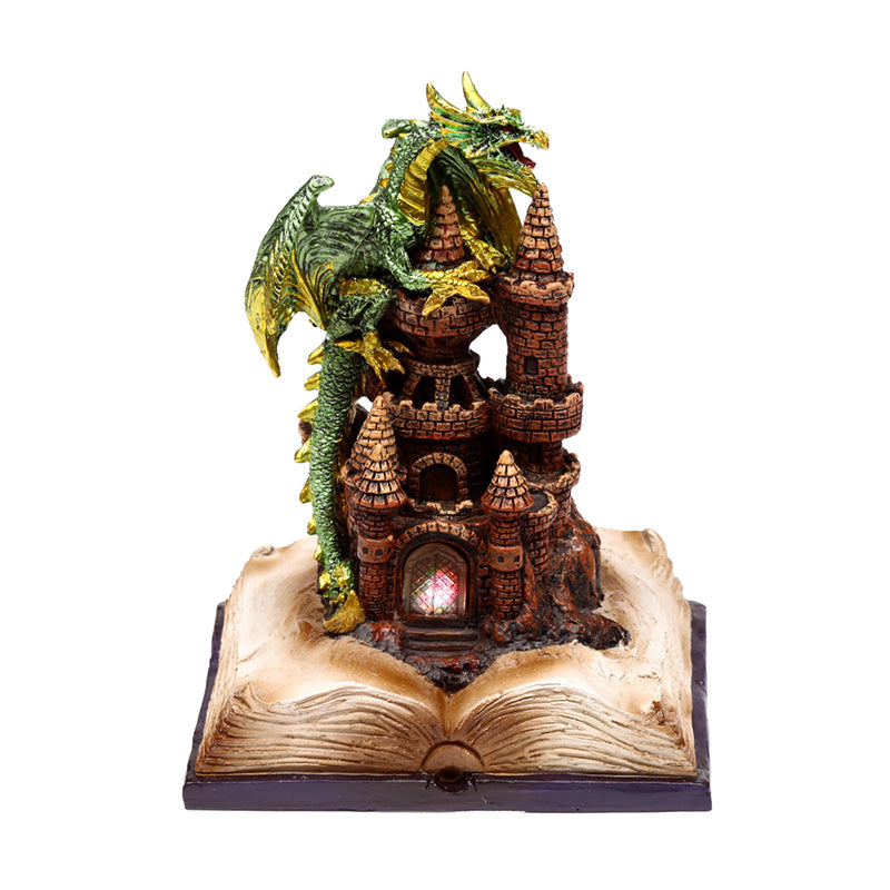 Dark Legends LED Enchanted Fairytale Castle Earth Dragon DRG586