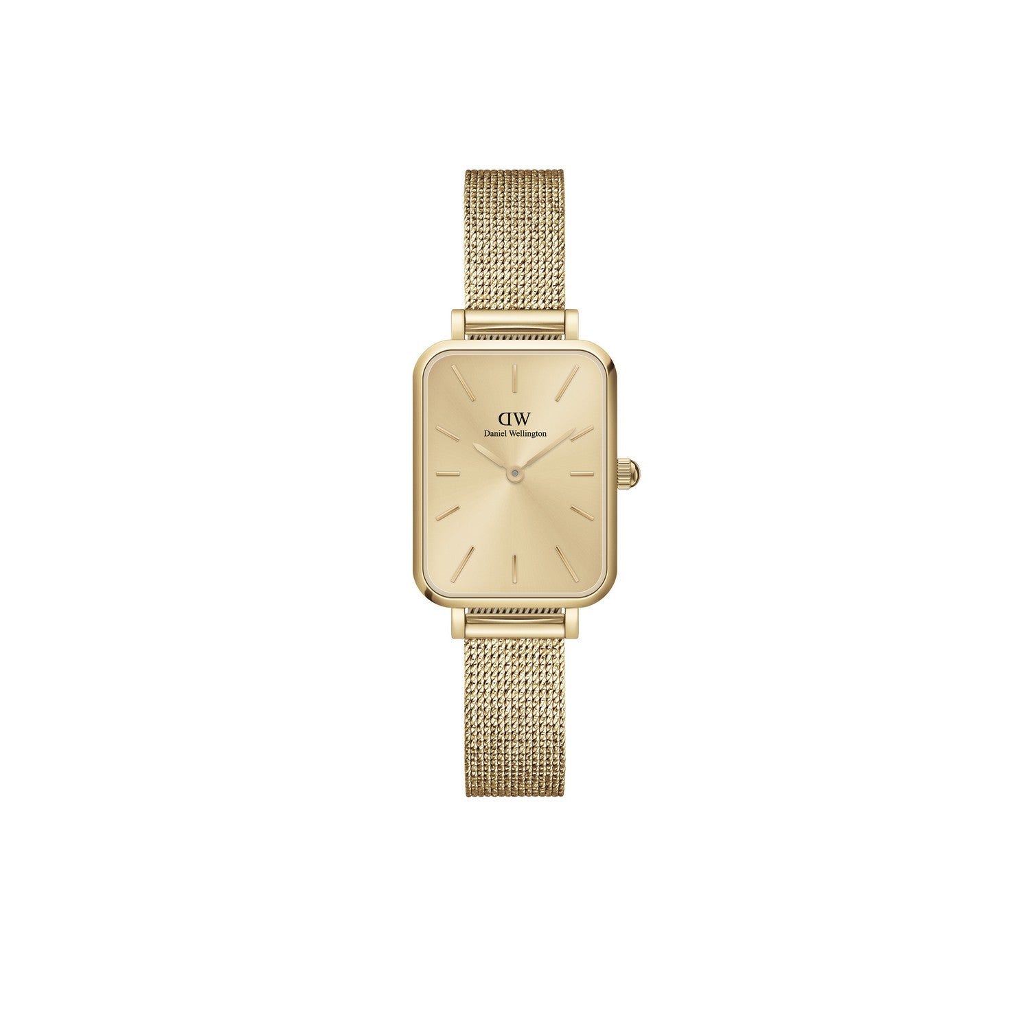 Daniel Wellington Quadro Pressed Unitone 20x26mm Gold Gold Watch DW00100485