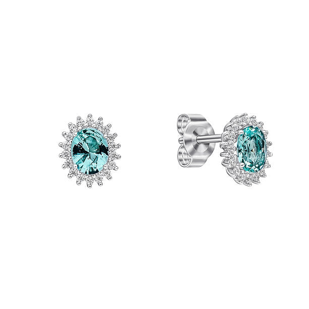 Diamonfire Clear Parabia Cubic Zirconia Timeless Brilliant Cut Earrings E6707