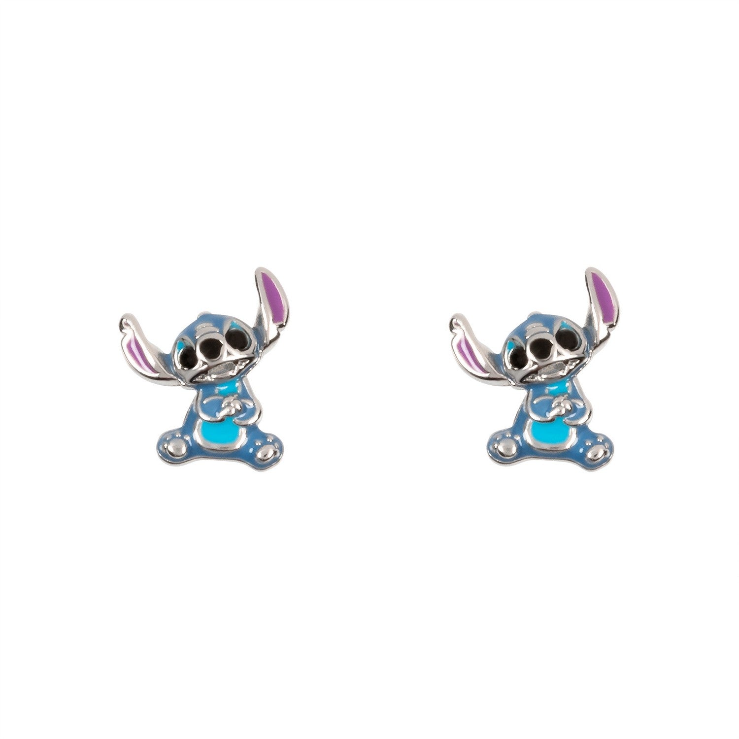 Disney Sterling Silver 925 Enamel Stitch Stud Earrings E906250RRHL.PH