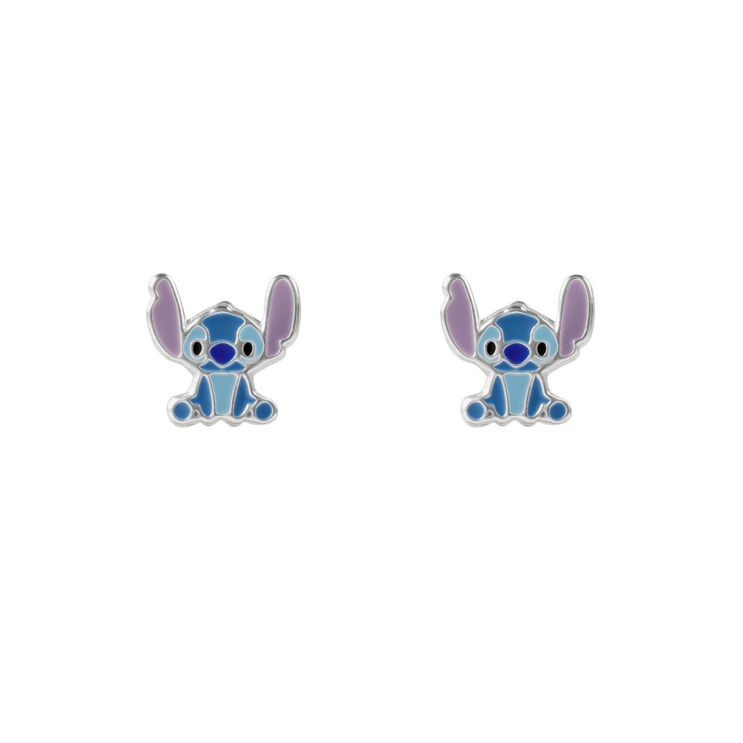 Disney Sterling Silver 925 Stitch Enamel Stud Earrings E906667SL.PH